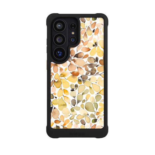 Samsung Galaxy S26 Ultra NIVOmax Eucalyptus Watercolor Leaves Brown Autumn