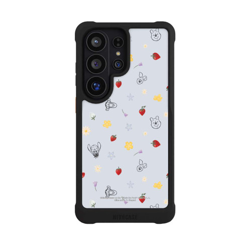 Samsung Galaxy S26 Ultra NIVOmax Winnie the Pooh and Friends Strawberry Pattern Blue