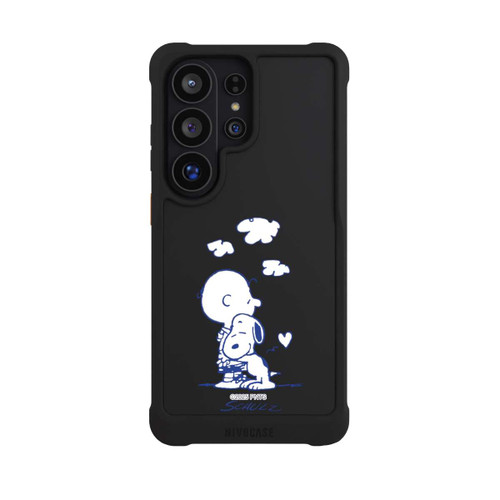 Samsung Galaxy S26 Ultra NIVOmax Peanuts Charlie Brown Snoopy Hug Transparent