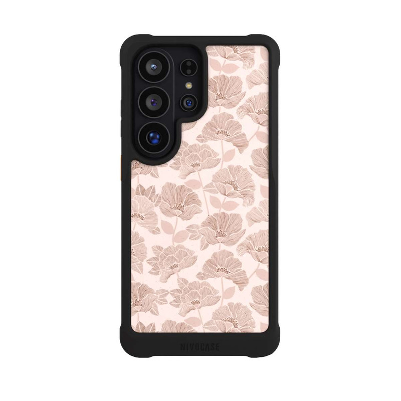Galaxy S26 Ultra NIVOmax Brown Floral Block
