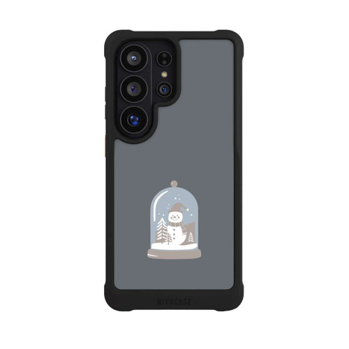 Samsung Galaxy S26 Ultra NIVOmax Minimalist Snow Globe with Snowman
