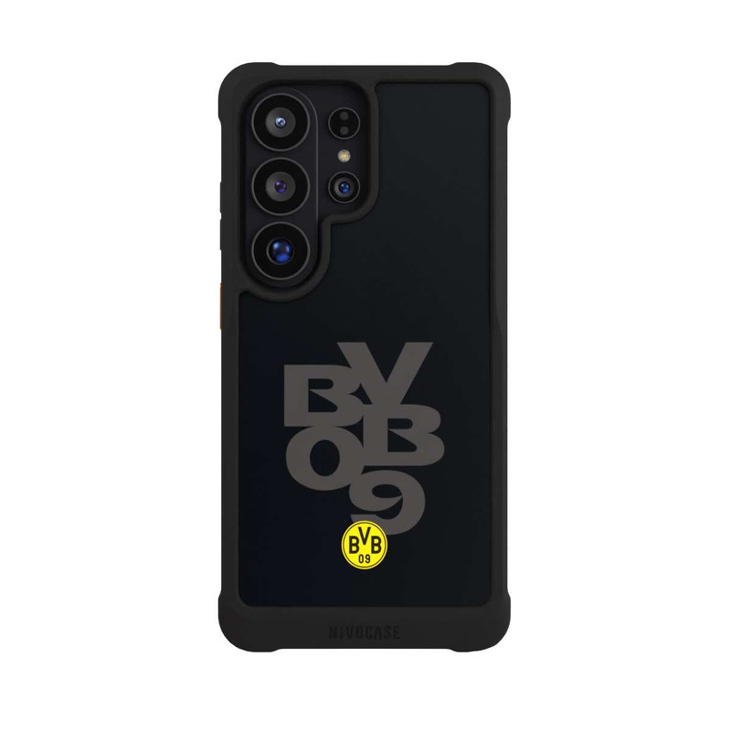 Galaxy S26 Ultra NIVOmax BVB09 Grau Schwarz