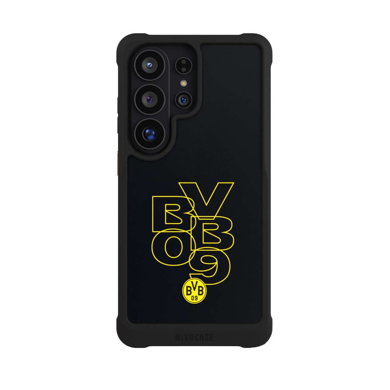 Galaxy S26 Ultra NIVOmax BVB09 Gelb Schwarz