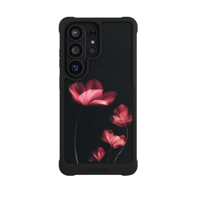Galaxy S26 Ultra NIVOmax Noir Burgundy Bloom