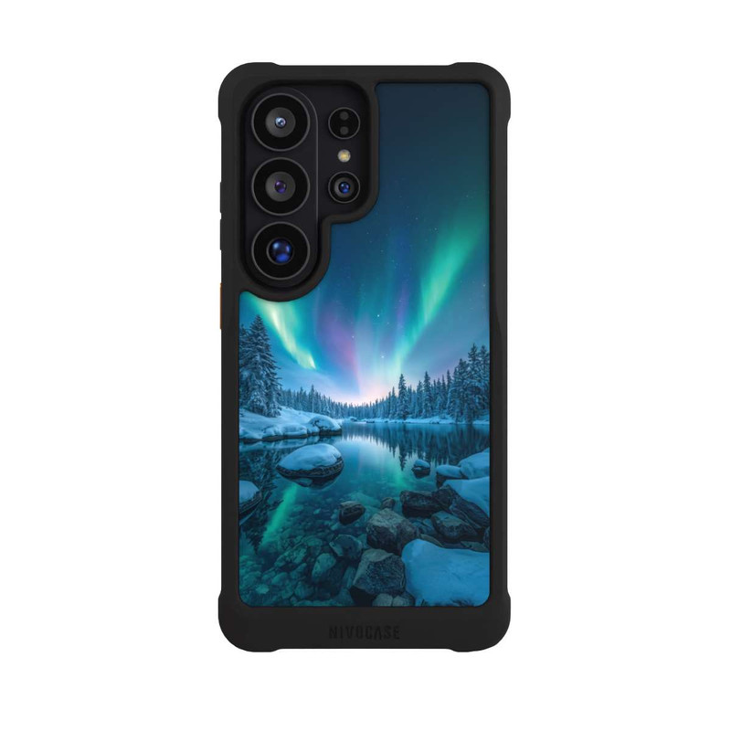Galaxy S26 Ultra NIVOmax Nordlichter Glühen mit KI