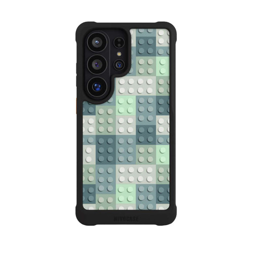 Samsung Galaxy S26 Ultra NIVOmax Grünes Blockmuster