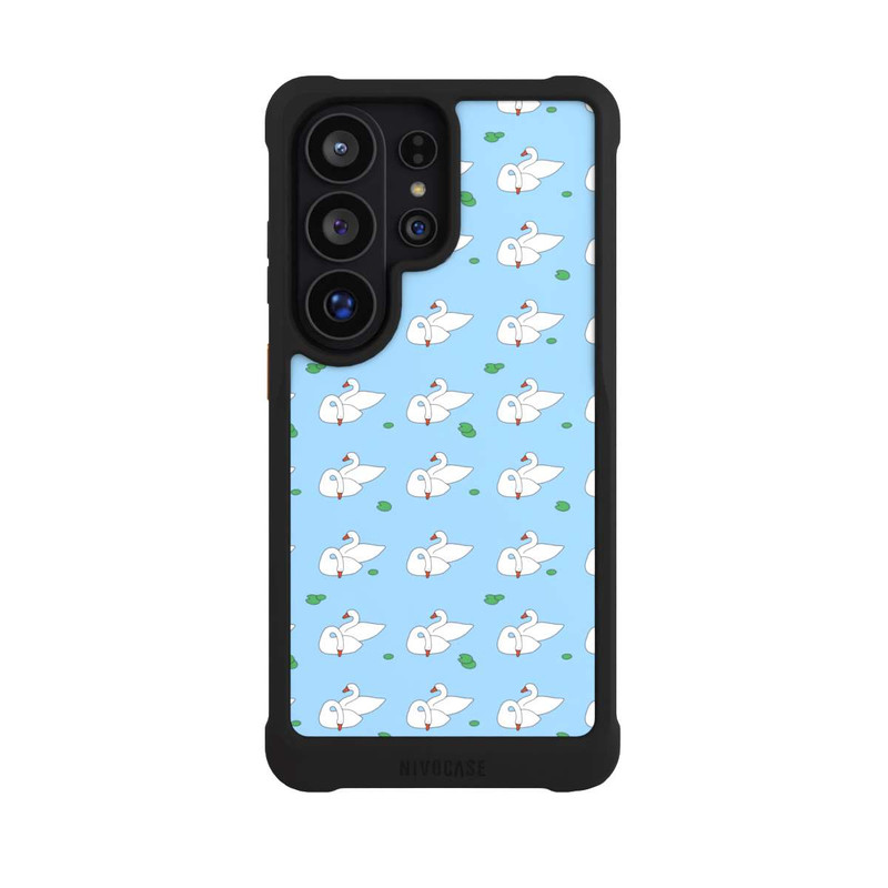 Galaxy S26 Ultra NIVOmax Étang bleu à motifs de canards
