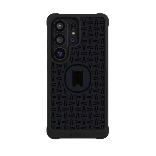 Samsung Galaxy S26 Ultra NIVOmax Nivocase Muster Schwarz Grau