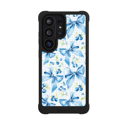 Samsung Galaxy S26 Ultra NIVOmax Nœuds bleus et myrtilles avec IA