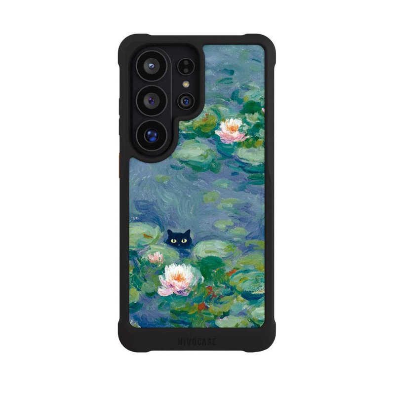 Galaxy S26 Ultra NIVOmax Katze im Teich Gemälde
