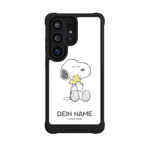 Samsung Galaxy S26 Ultra NIVOmax Snoopy And Woodstock Cuddling Personalisierbar