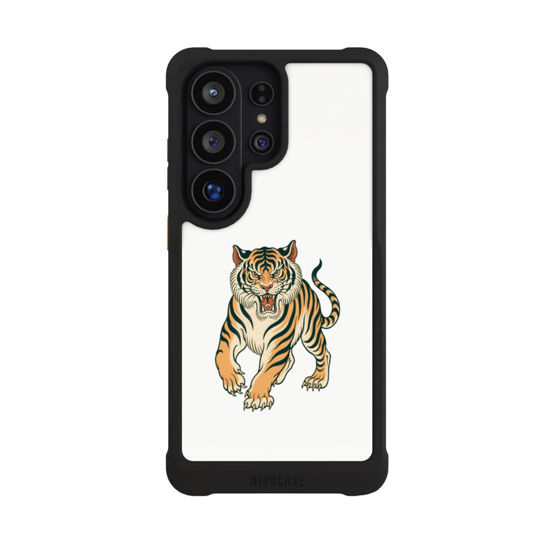 Galaxy S26 Ultra NIVOmax Wütender Tiger mit KI