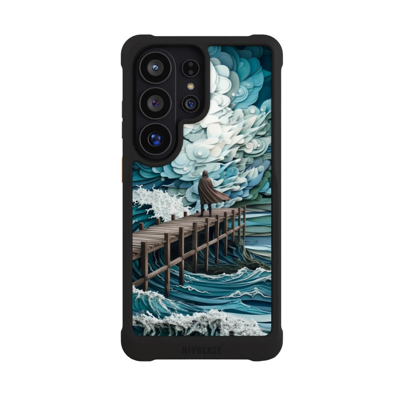 Galaxy S26 Ultra NIVOmax Stormy sea with AI