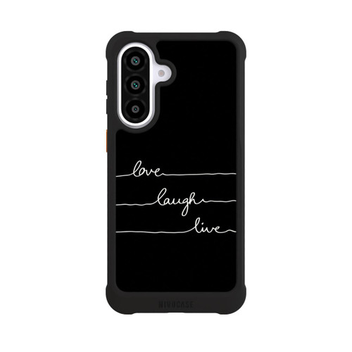 Samsung Galaxy A57 5G NIVOmax Love Laugh Live blanc/noir