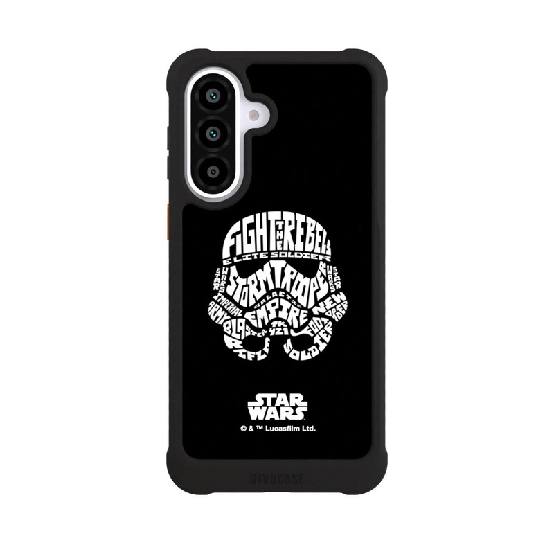 Galaxy A57 5G NIVOmax Storm Trooper Typo Graphique