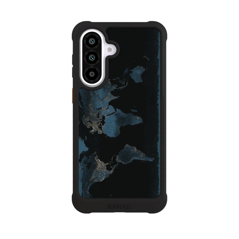 Galaxy A57 5G NIVOmax Carte du Monde Nuit
