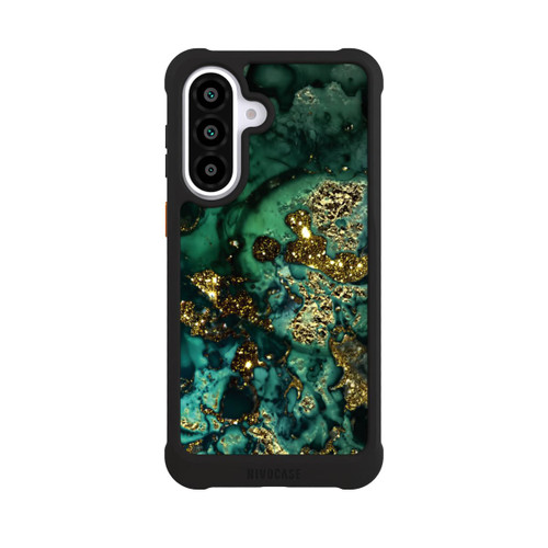 Samsung Galaxy A57 5G NIVOmax Cyan Glitzer Marmorlook