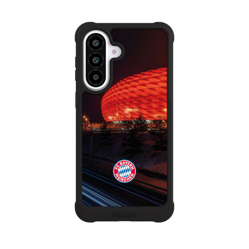 Samsung Galaxy A57 5G NIVOmax Allianz Arena bei Nacht FCB
