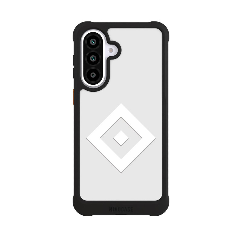 Galaxy A57 5G NIVOmax Rauten Logo auf HSV Grau