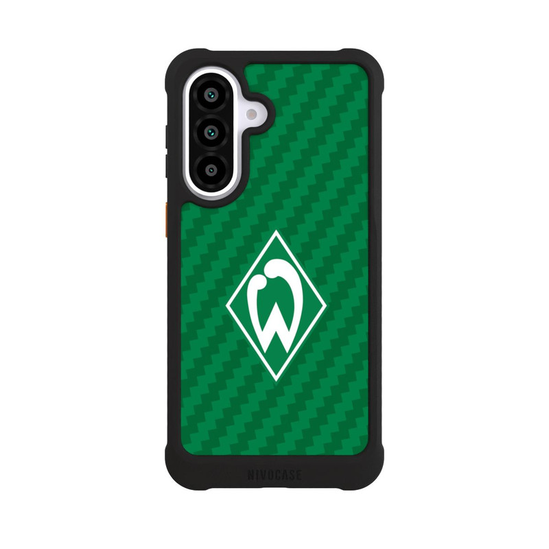 Galaxy A57 5G NIVOmax Carbonlook - Werder Bremen