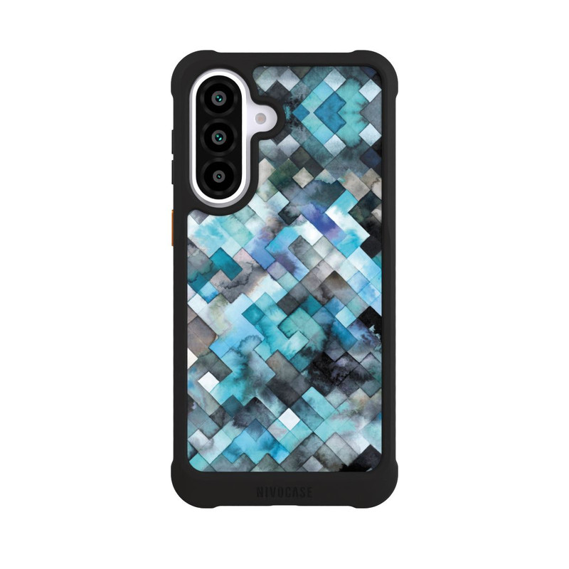 Galaxy A57 5G NIVOmax Moody Geometry Blue
