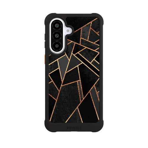 Samsung Galaxy A57 5G NIVOmax Schwarze Nacht Gold Druck
