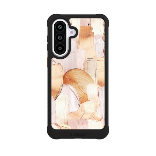 Samsung Galaxy A57 5G NIVOmax White/Gold Brush Pattern