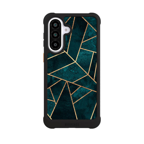 Samsung Galaxy A57 5G NIVOmax Tief Blaugrün Stein Gold Druck