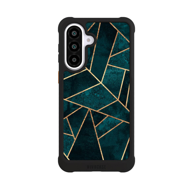 Galaxy A57 5G NIVOmax Imprimé or pierre sarcelle profond