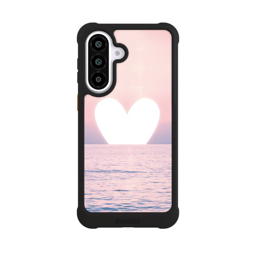 Samsung Galaxy A57 5G NIVOmax Coucher de soleil sur le cœur