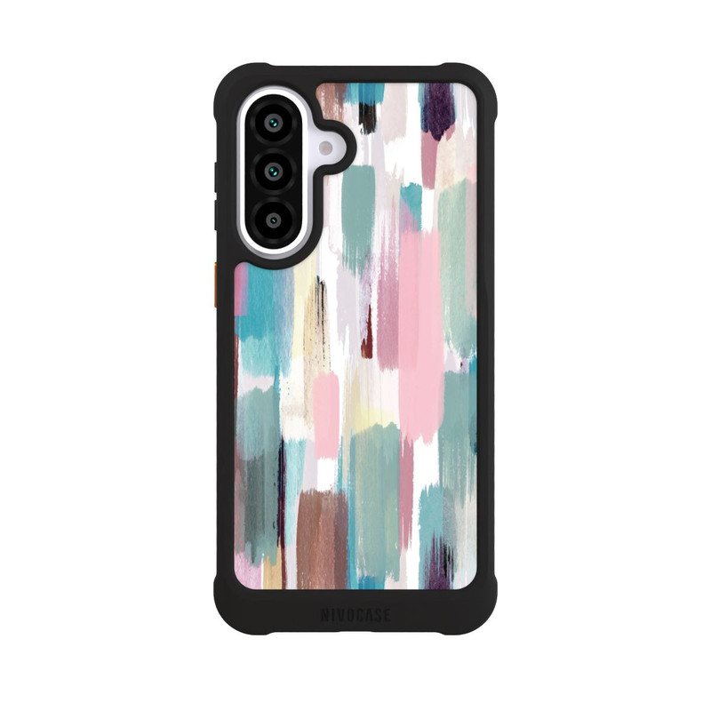 Galaxy A57 5G NIVOmax Abstrakte Pinselstriche in Pastelltönen