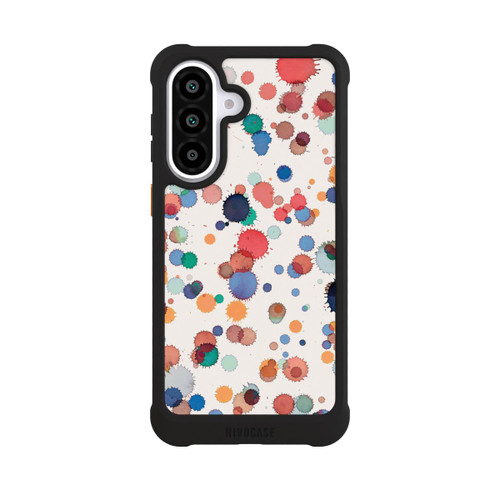Samsung Galaxy A57 5G NIVOmax Tropfen Aquarell Textur Blau Gelb