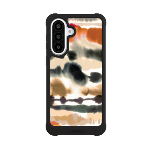 Samsung Galaxy A57 5G NIVOmax Weiche nautische Aquarelllinien Orange