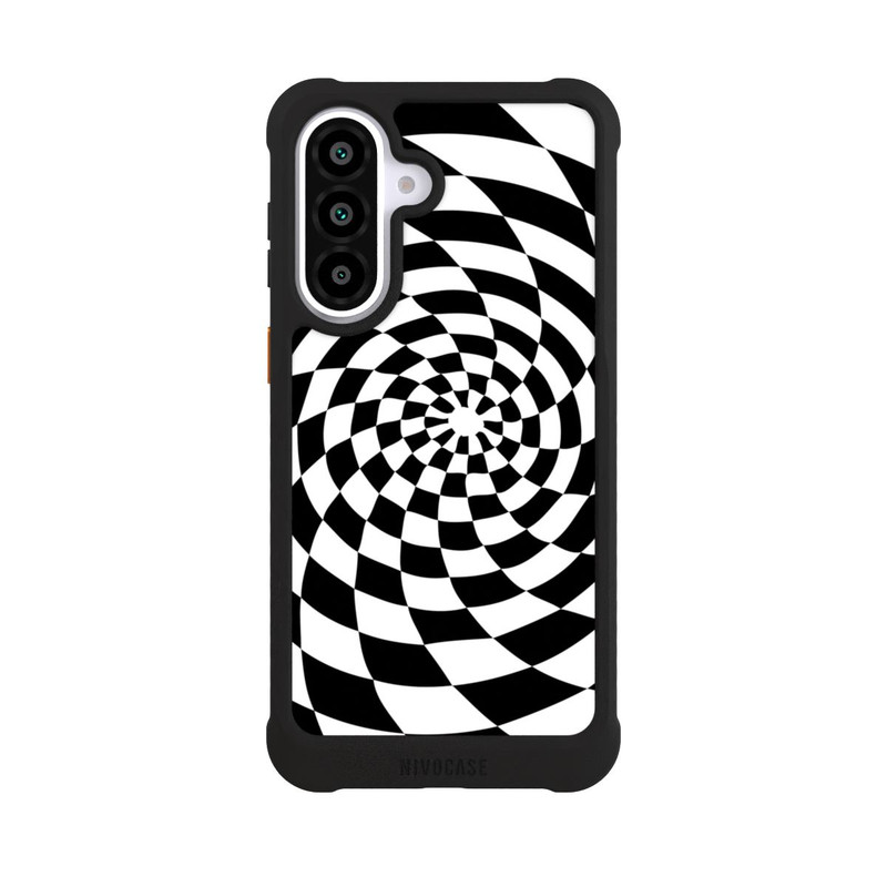 Galaxy A57 5G NIVOmax Illusion en noir et blanc