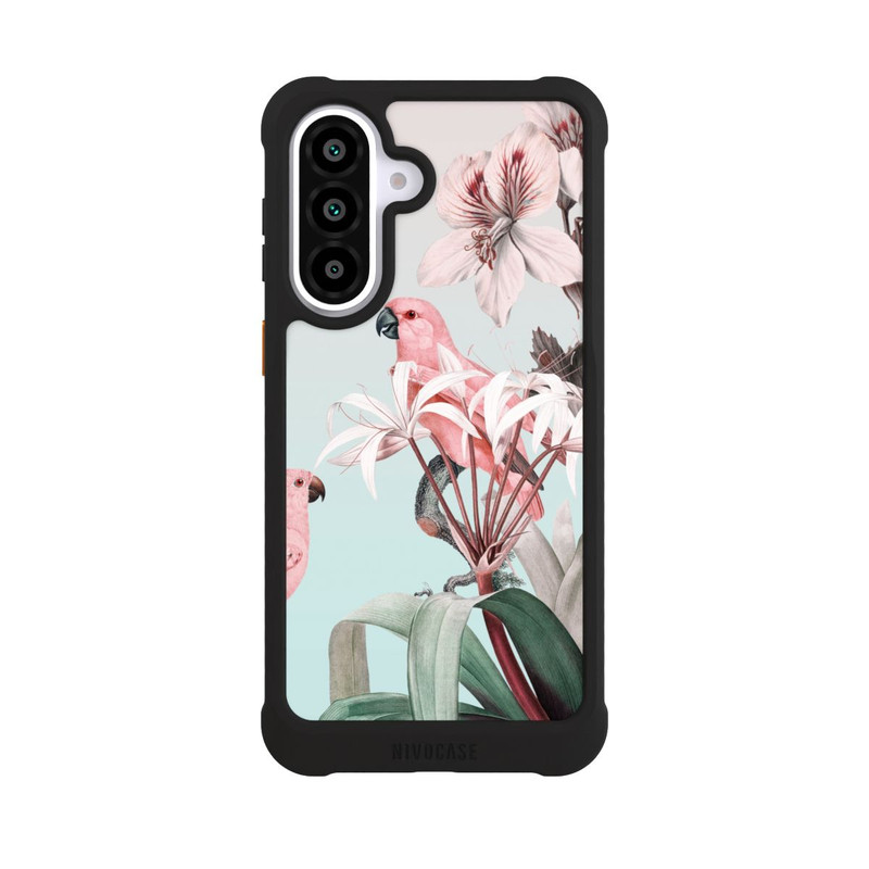 Galaxy A57 5G NIVOmax Paradis des perroquets pastel