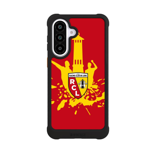 Samsung Galaxy A57 5G NIVOmax RC Lens Tour jaune sur rouge