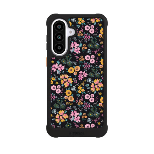 Samsung Galaxy A57 5G NIVOmax Petites Fleurs colorées Noir 2