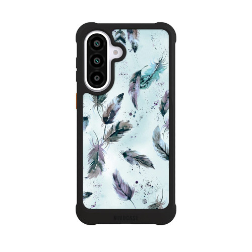 Samsung Galaxy A57 5G NIVOmax Magische Federn Sanftes Blau