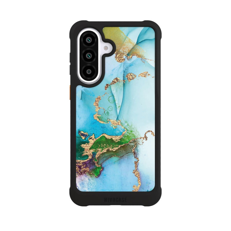Galaxy A57 5G NIVOmax Colourful Marble Glitterlook