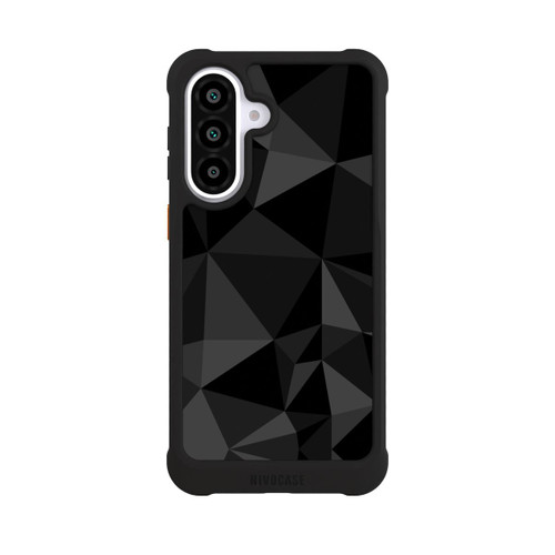 Samsung Galaxy A57 5G NIVOmax Polygonmuster schwarz