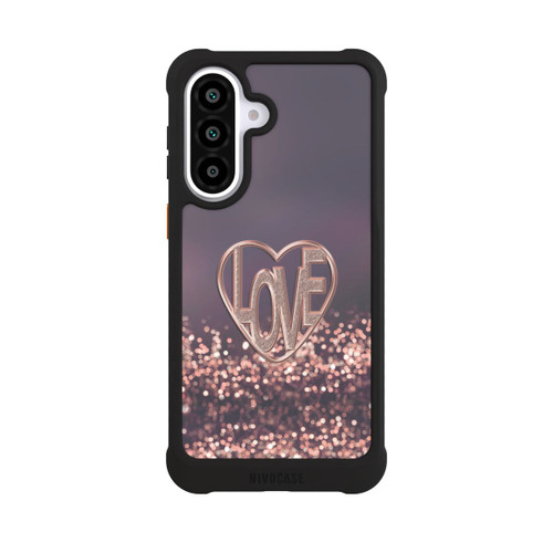 Samsung Galaxy A57 5G NIVOmax LOVE Glitzerrosa
