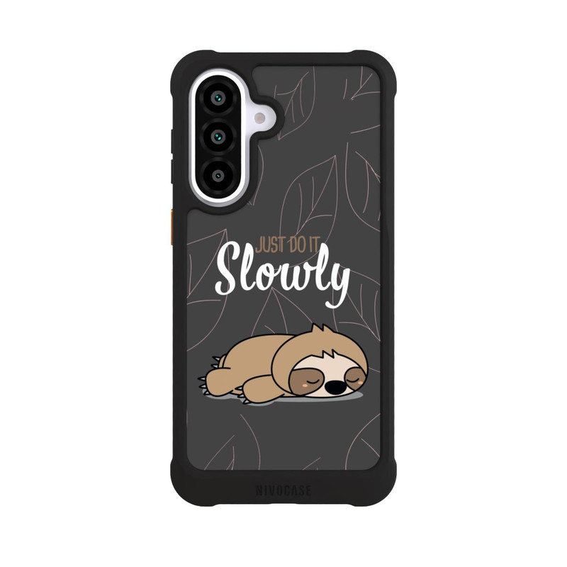 Galaxy A57 5G NIVOmax Just Do It Slowly Sloth Grey