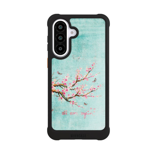 Samsung Galaxy A57 5G NIVOmax Motif d'arbre en fleurs de cerisier bleu