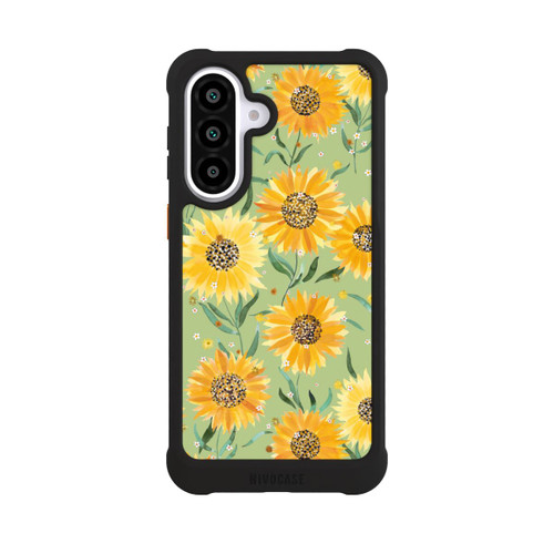 Samsung Galaxy A57 5G NIVOmax Sonnenblumen grün