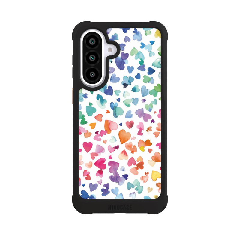 Galaxy A57 5G NIVOmax Liebesherzen aquarell