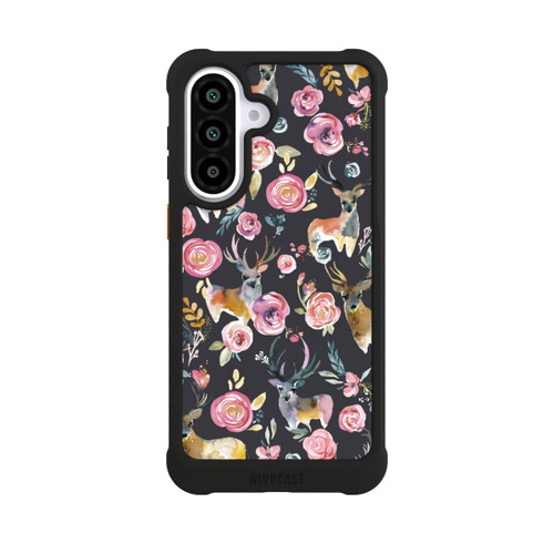 Samsung Galaxy A57 5G NIVOmax Deers and flowers Anthracite