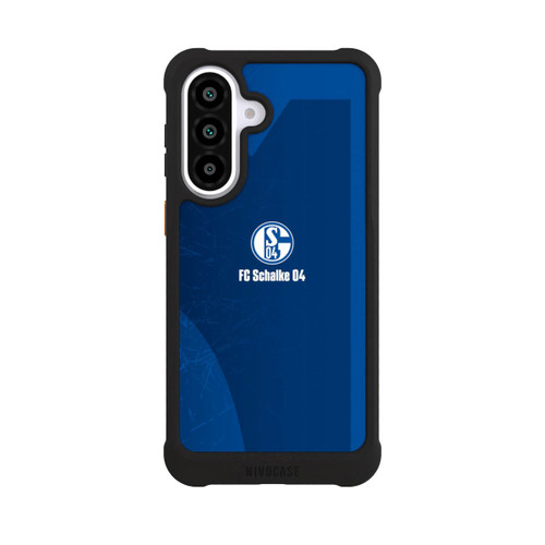Samsung Galaxy A57 5G NIVOmax Schalke 04 Blauer Hintergrund Mit Logo