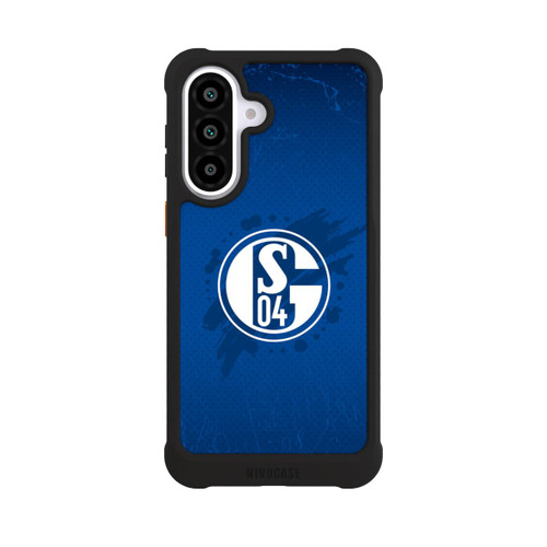 Samsung Galaxy A57 5G NIVOmax Schalke 04 Farbe Fleck Blau