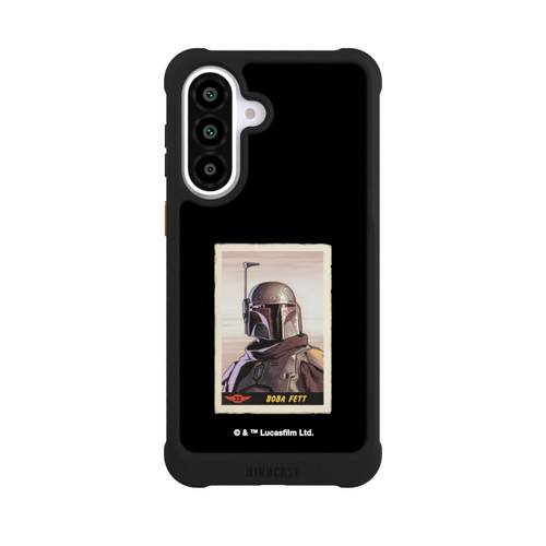 Samsung Galaxy A57 5G NIVOmax Boba Fett Badges Black Background