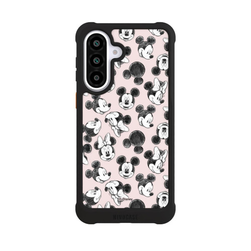 Samsung Galaxy A57 5G NIVOmax Minnie &amp; Mickey Many Faces Pink
